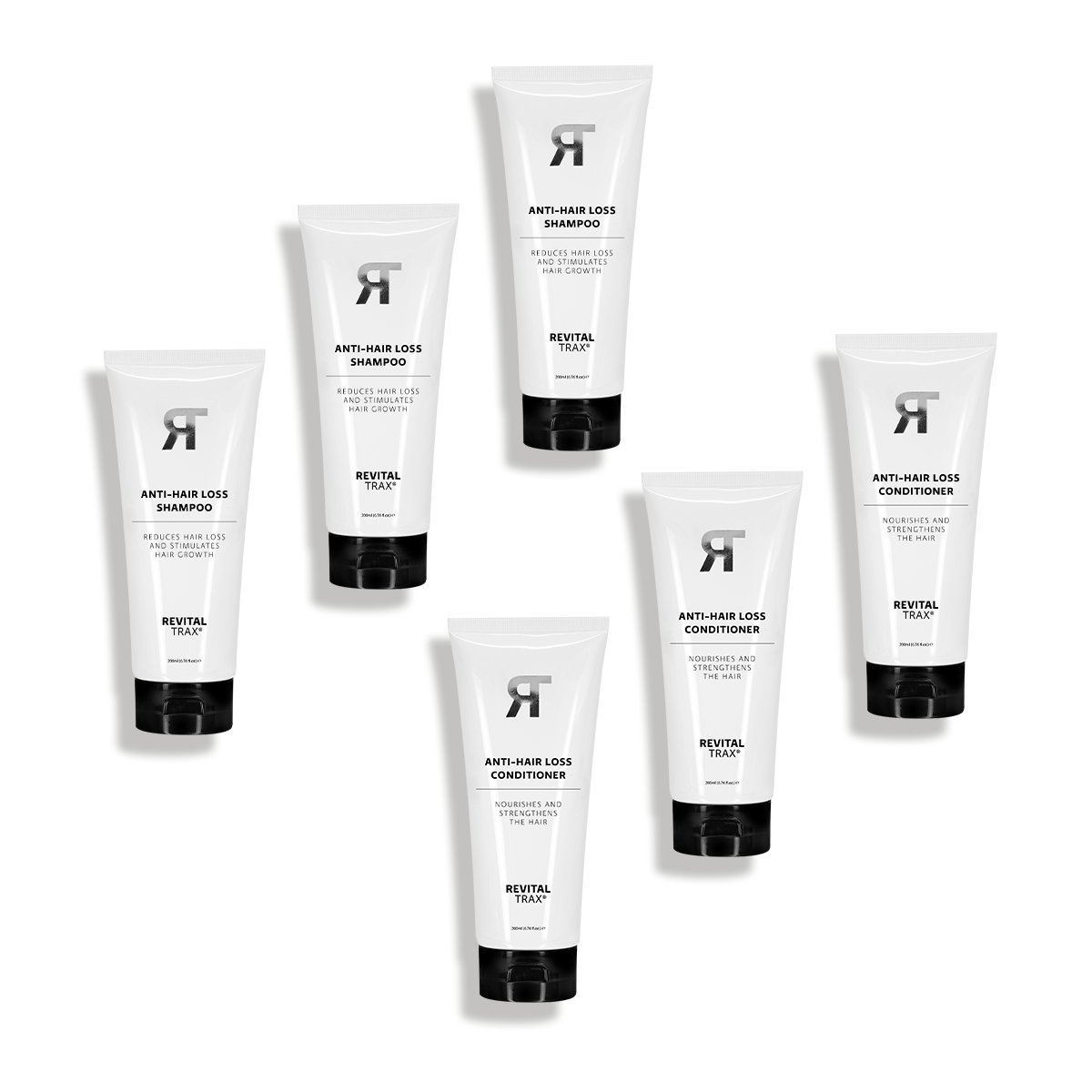 Pack Anticaída de Cabello - 3 Champús y 3 Acondicionadores