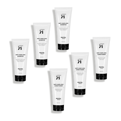 Pack Anticaída de Cabello - 3 Champús y 3 Acondicionadores