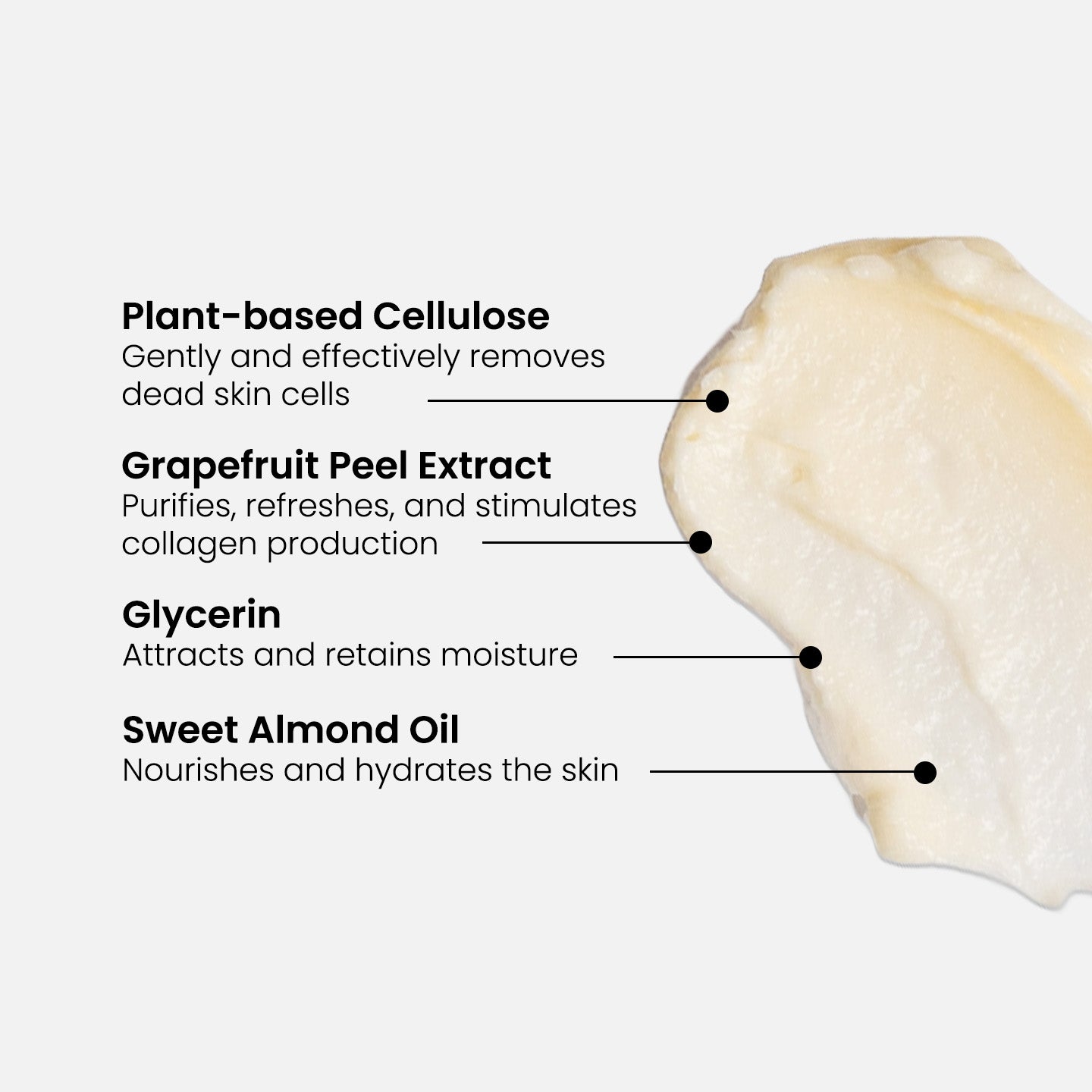 Exfoliante facial reafirmante