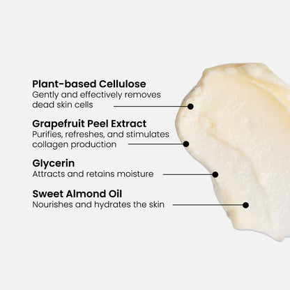 Exfoliante facial reafirmante