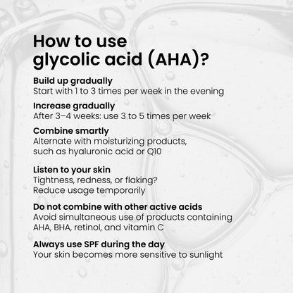 Tónico exfoliante con 7% de AHA