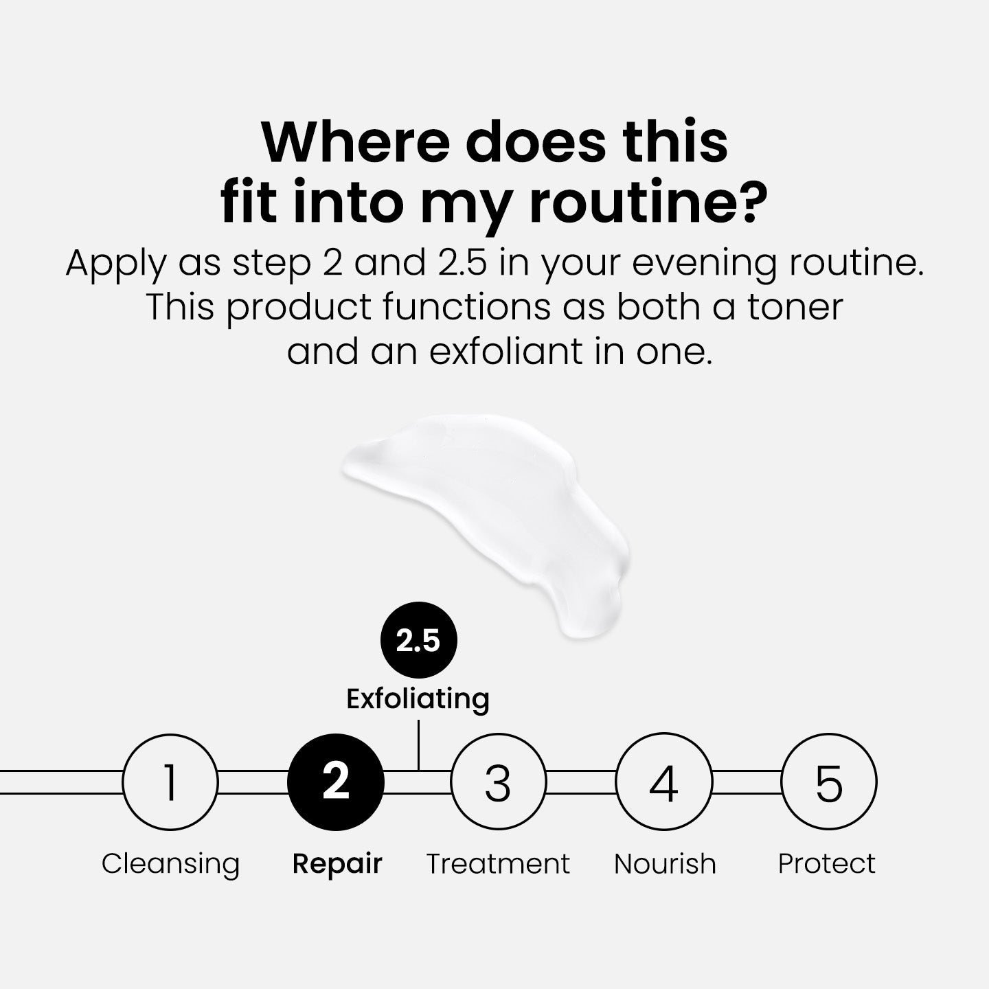 Tónico exfoliante con 7% de AHA