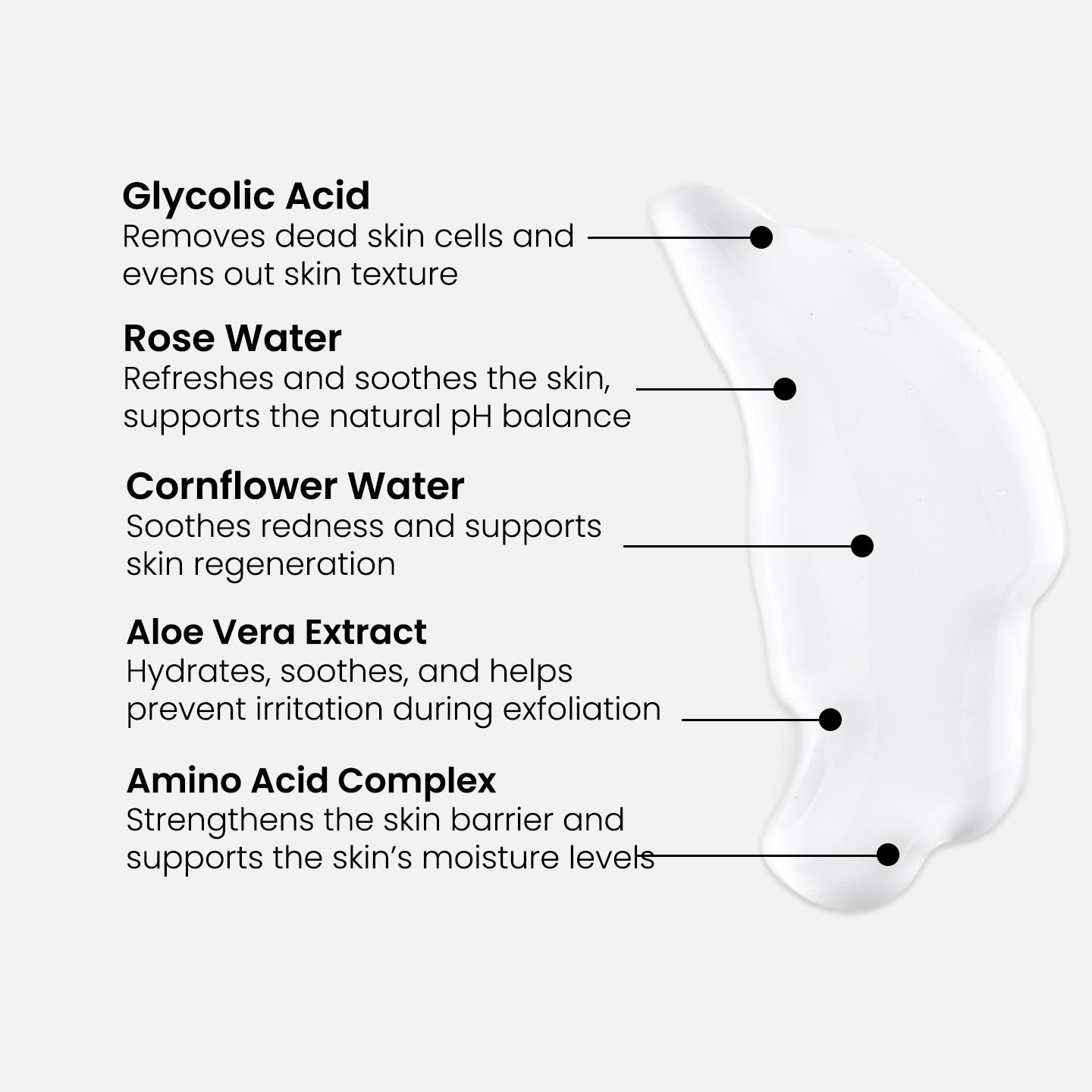 Tónico exfoliante con 7% de AHA