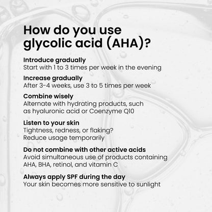 Loción exfoliante con 8% de AHA