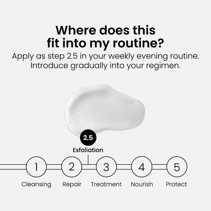 Loción exfoliante con 8% de AHA