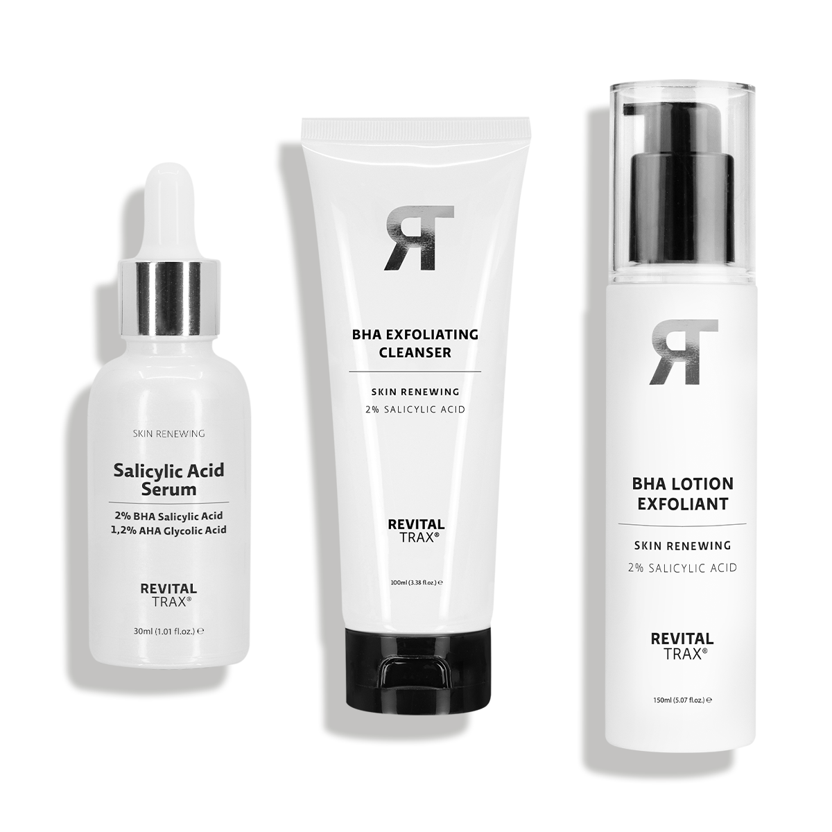 Set BHA: Limpiador + Suero + Loción Exfoliante