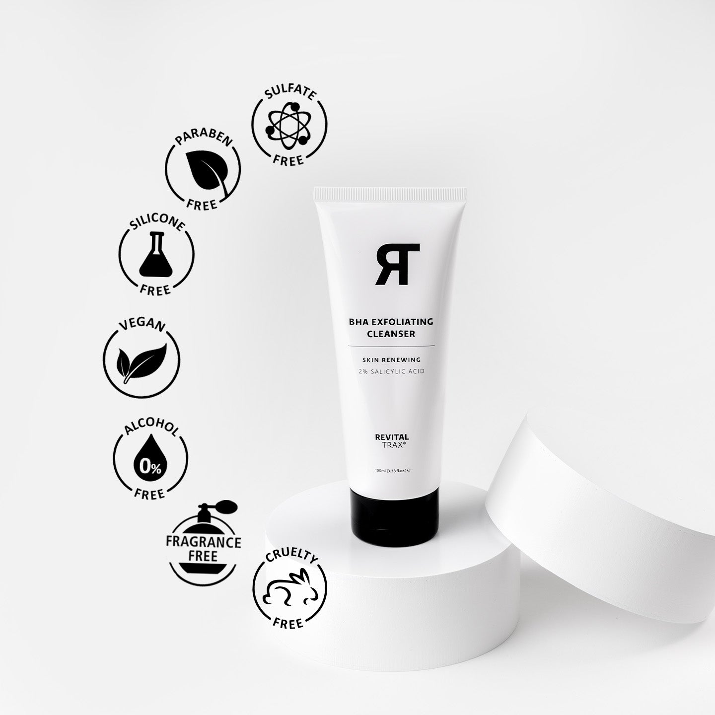 Limpiador exfoliante con 2% de BHA