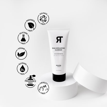 Limpiador exfoliante con 2% de BHA