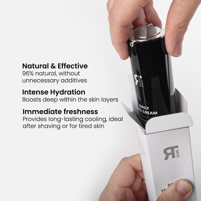 Crema facial diaria para hombres