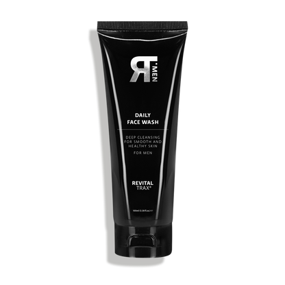 Lavado facial diario para hombres