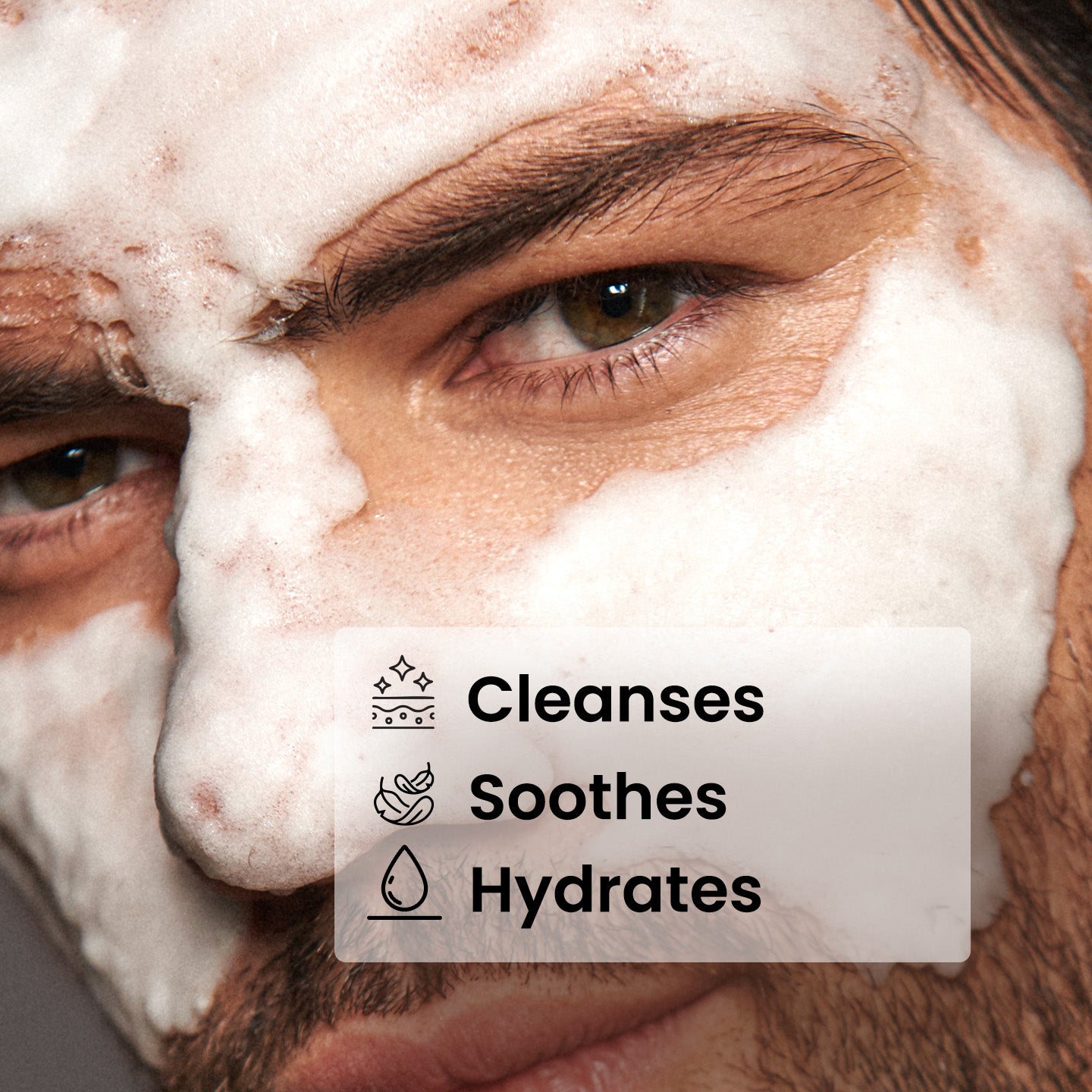 Lavado facial diario para hombres