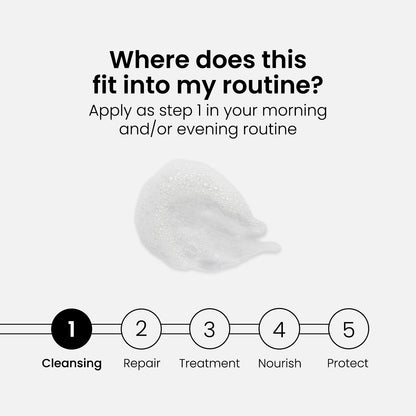 Lavado facial diario para hombres