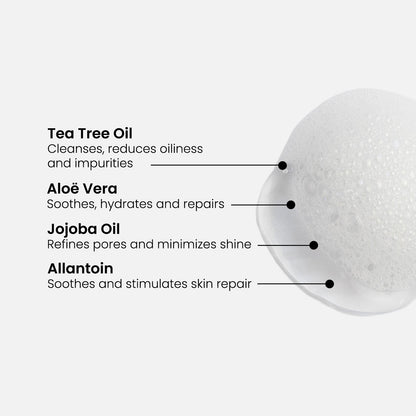 Lavado facial diario para hombres