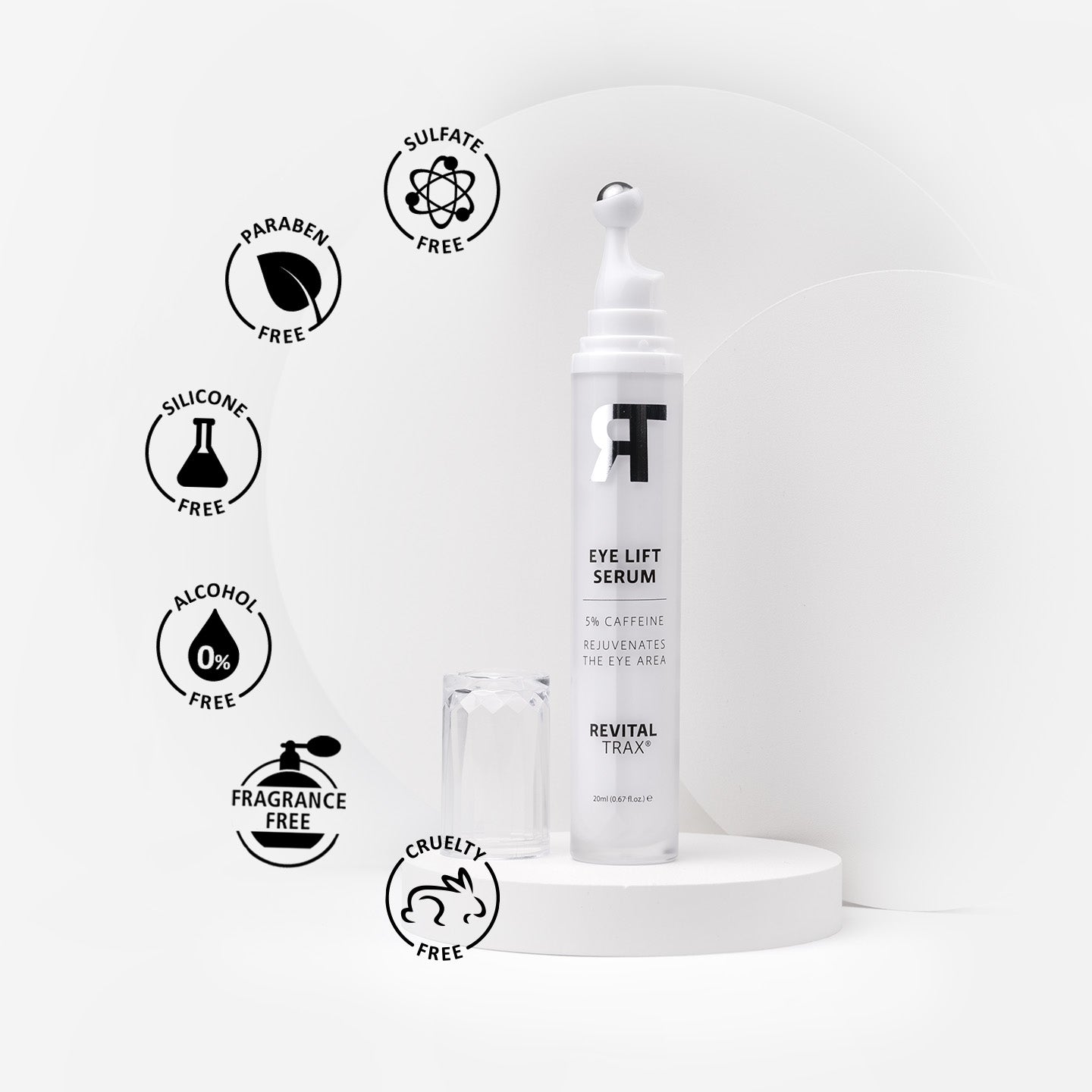 Suero para levantamiento de ojos - 5% cafeína + EGCG