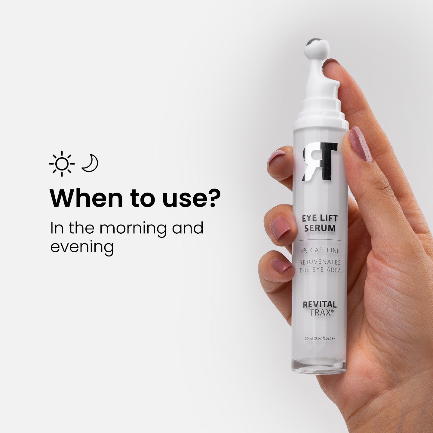 Suero para levantamiento de ojos - 5% cafeína + EGCG