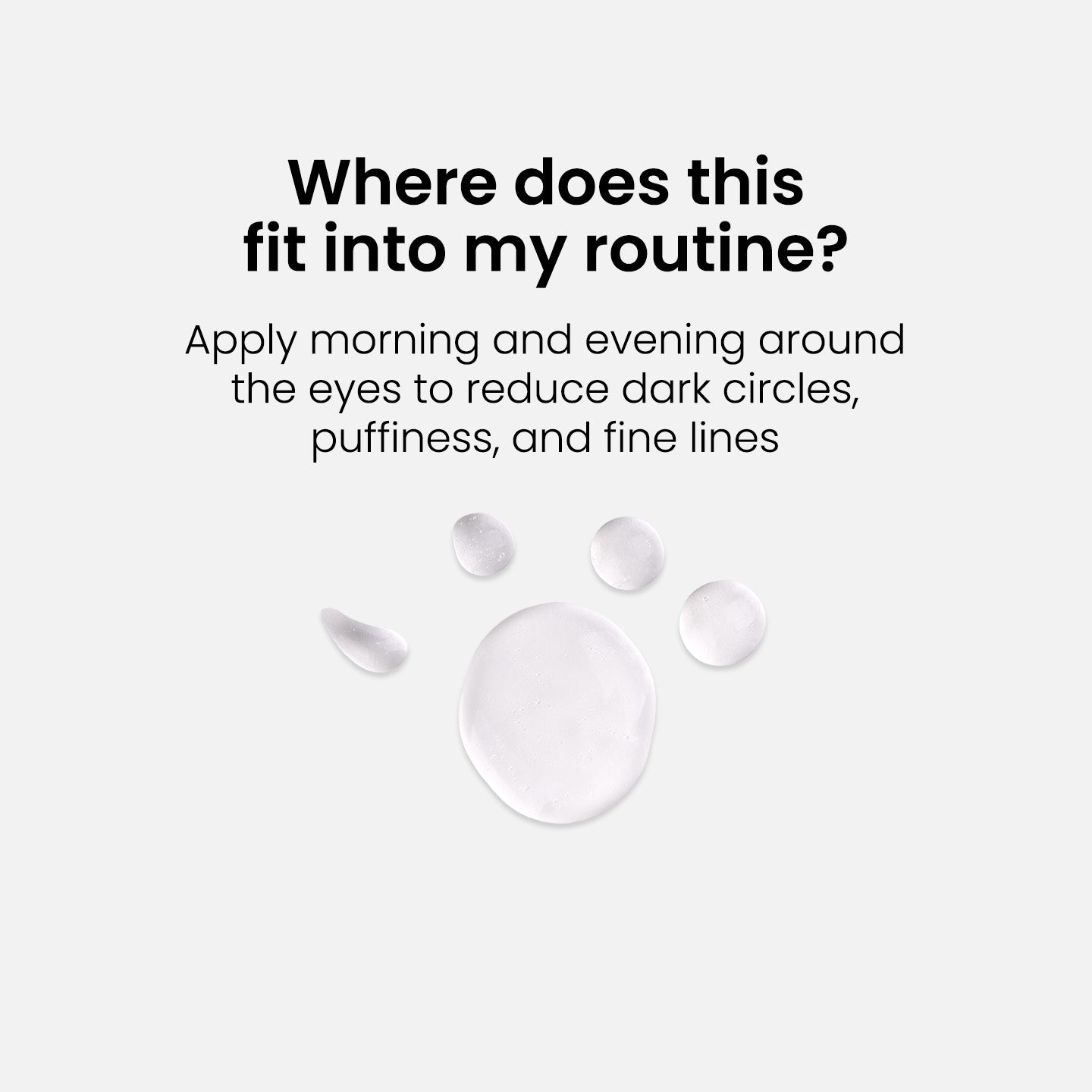 Suero para levantamiento de ojos - 5% cafeína + EGCG