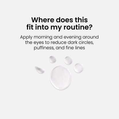 Suero para levantamiento de ojos - 5% cafeína + EGCG