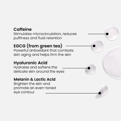 Suero para levantamiento de ojos - 5% cafeína + EGCG