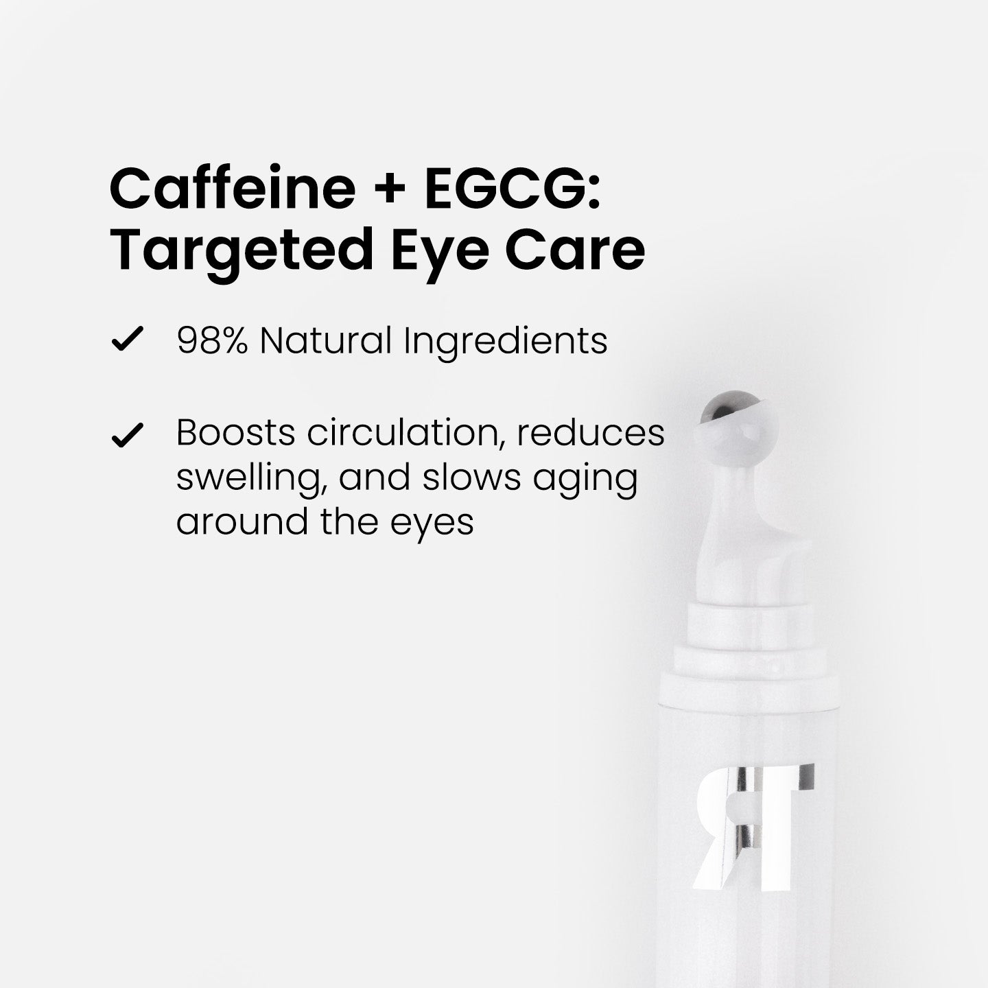 Suero para levantamiento de ojos - 5% cafeína + EGCG