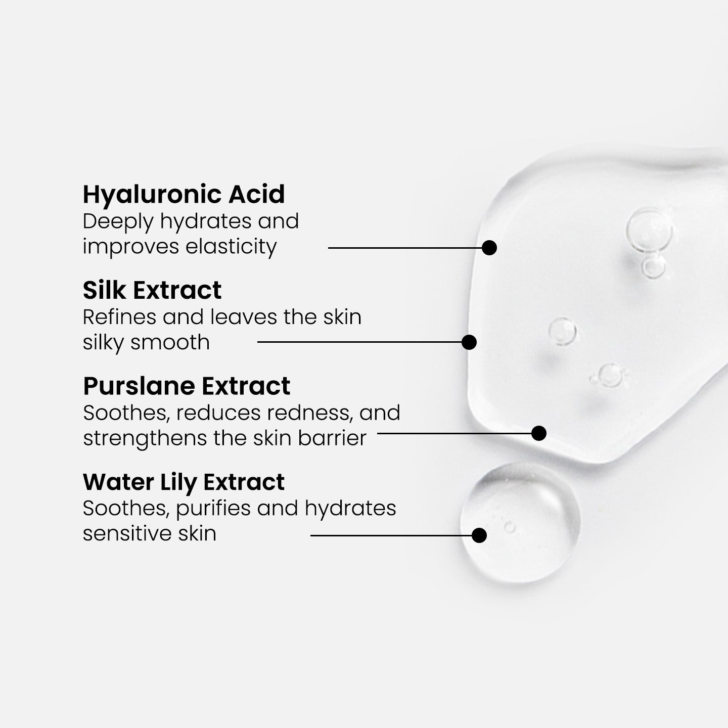 Mascarillas de hoja de ácido hialurónico