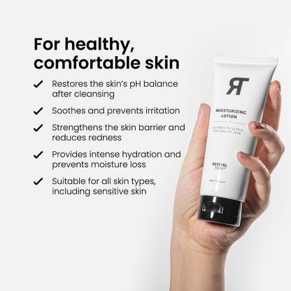 Loción hidratante con aceite de semilla de sativa