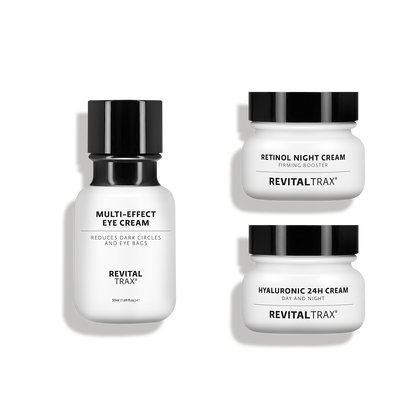 Crema de Ácido Hialurónico + Crema de Retinol + Crema para Ojos