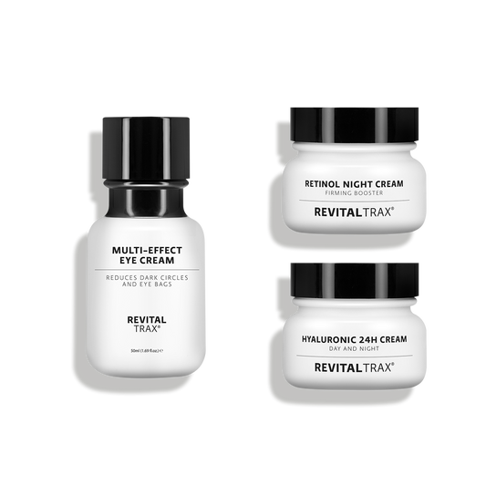 Crema de Ácido Hialurónico + Crema de Retinol + Crema para Ojos