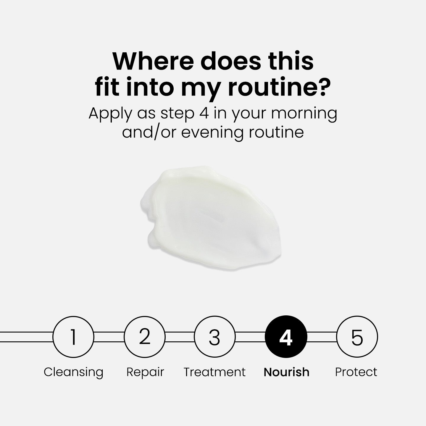 Crema facial potenciadora de péptidos