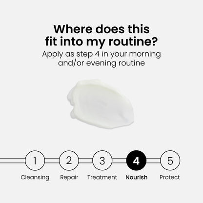 Crema facial potenciadora de péptidos