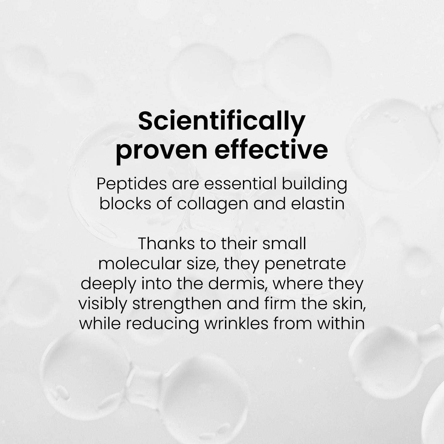 Crema facial potenciadora de péptidos