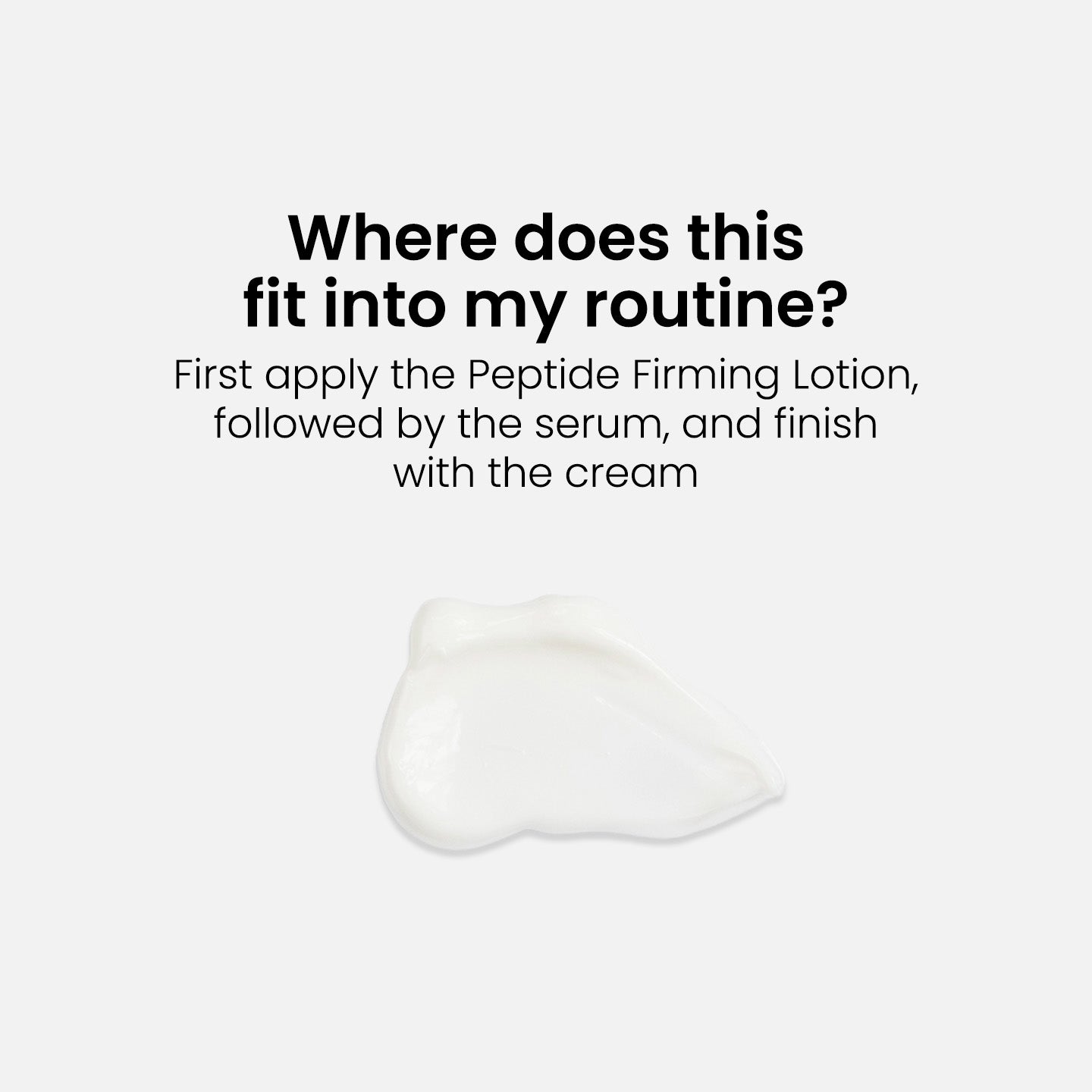 Crema reafirmante de péptidos para cuello y escote