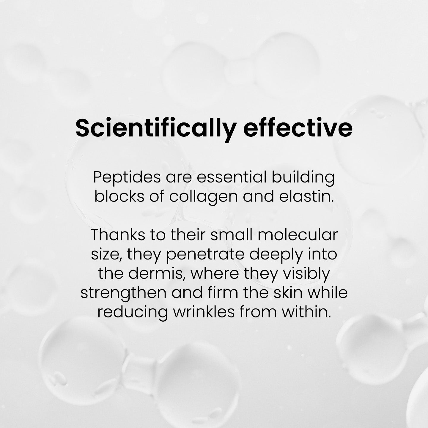 Crema reafirmante de péptidos para cuello y escote