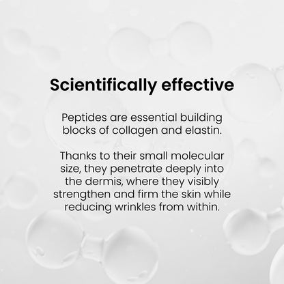 Crema reafirmante de péptidos para cuello y escote