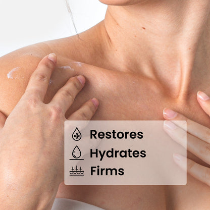 Loción reafirmante para cuello y escote con péptidos