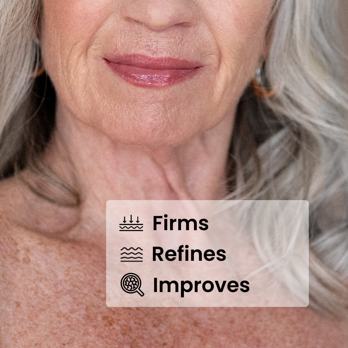 Sérum reafirmante de péptidos para cuello y escote