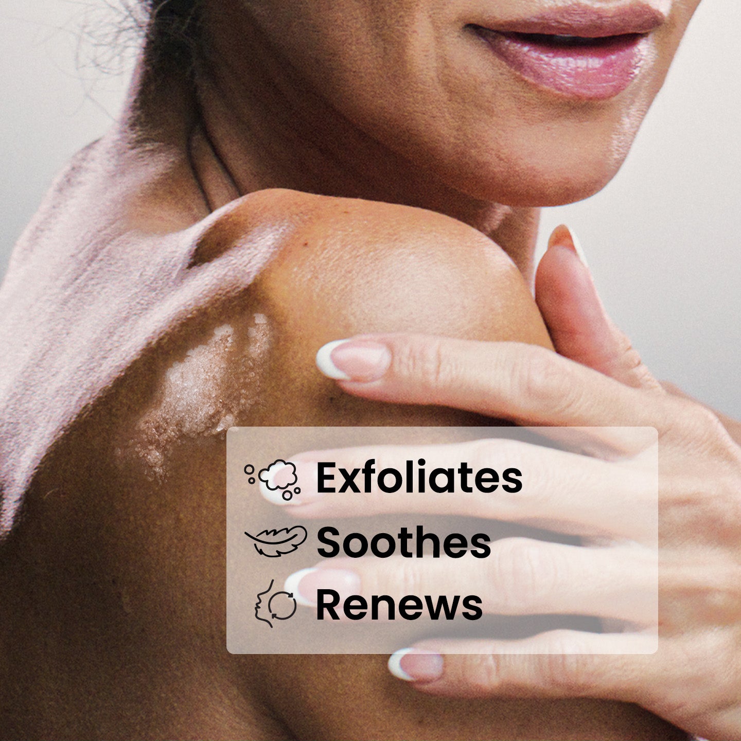 Exfoliante corporal de sal marina Pure Renew