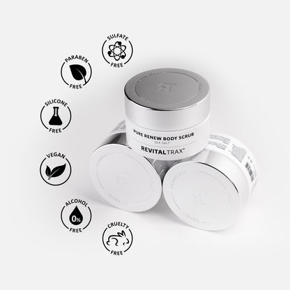 Exfoliante corporal de sal marina Pure Renew