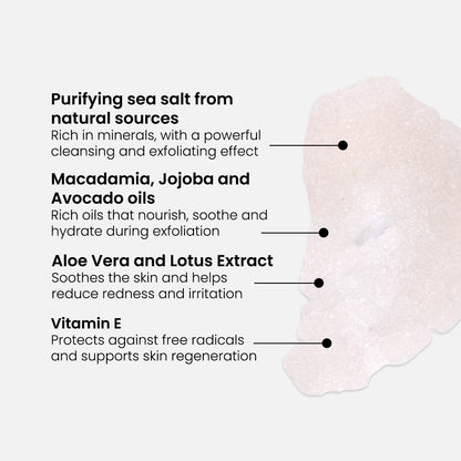 Exfoliante corporal de sal marina Pure Renew