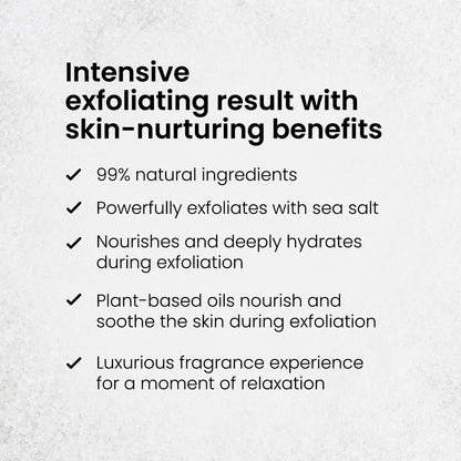 Exfoliante corporal de sal marina Pure Renew