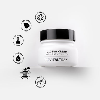 Crema de día anti-envejecimiento SPF Q10