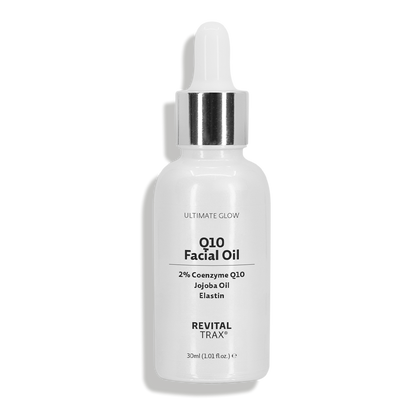 Aceite facial Ultimate Glow con 2% de Q10