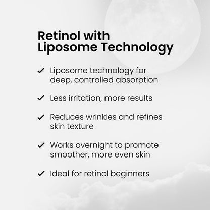 Crema nocturna activa con 1% de retinol