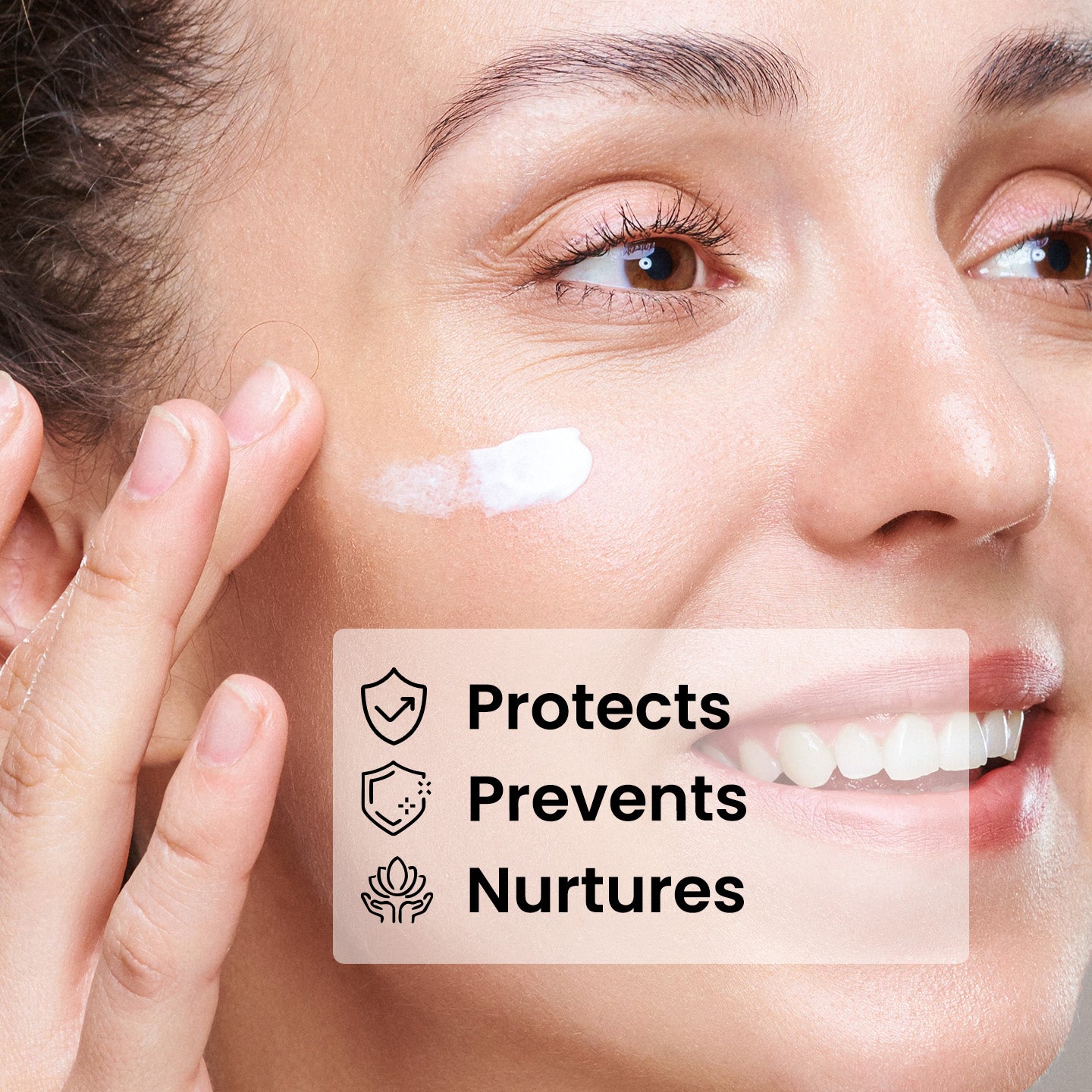 Crema facial con protección solar SPF 50