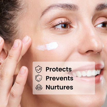 Crema facial con protección solar SPF 50
