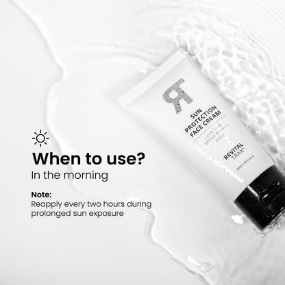 Crema facial con protección solar SPF 50