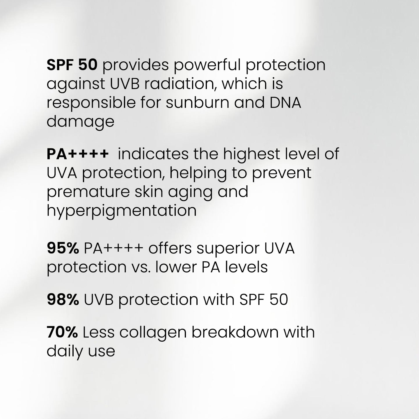 Crema facial con protección solar SPF 50