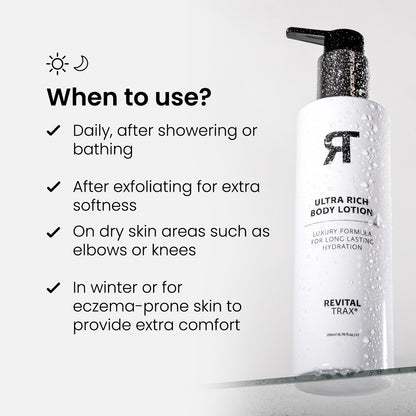 Gel de ducha ultra rico + loción corporal